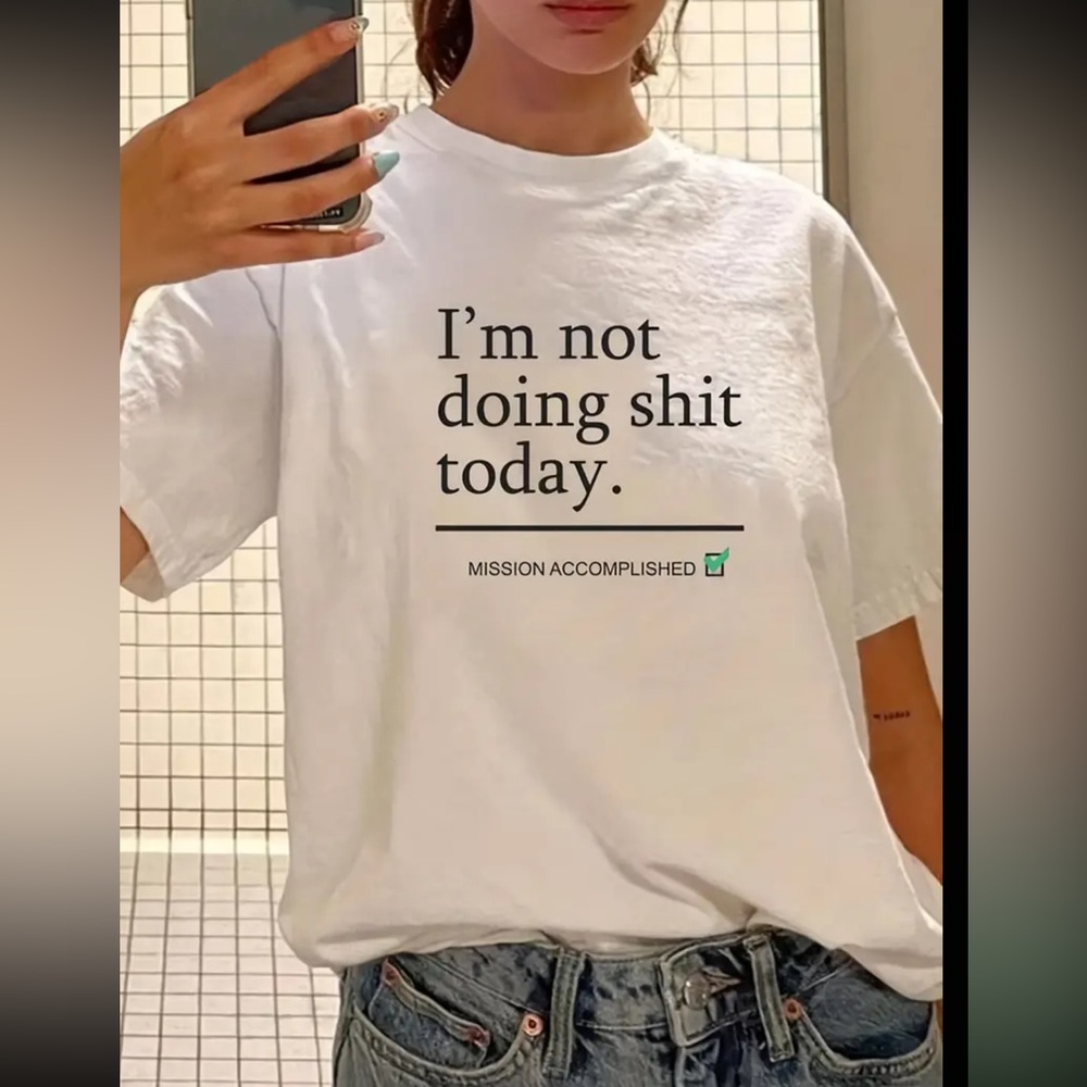 White Graphic T-Shirt